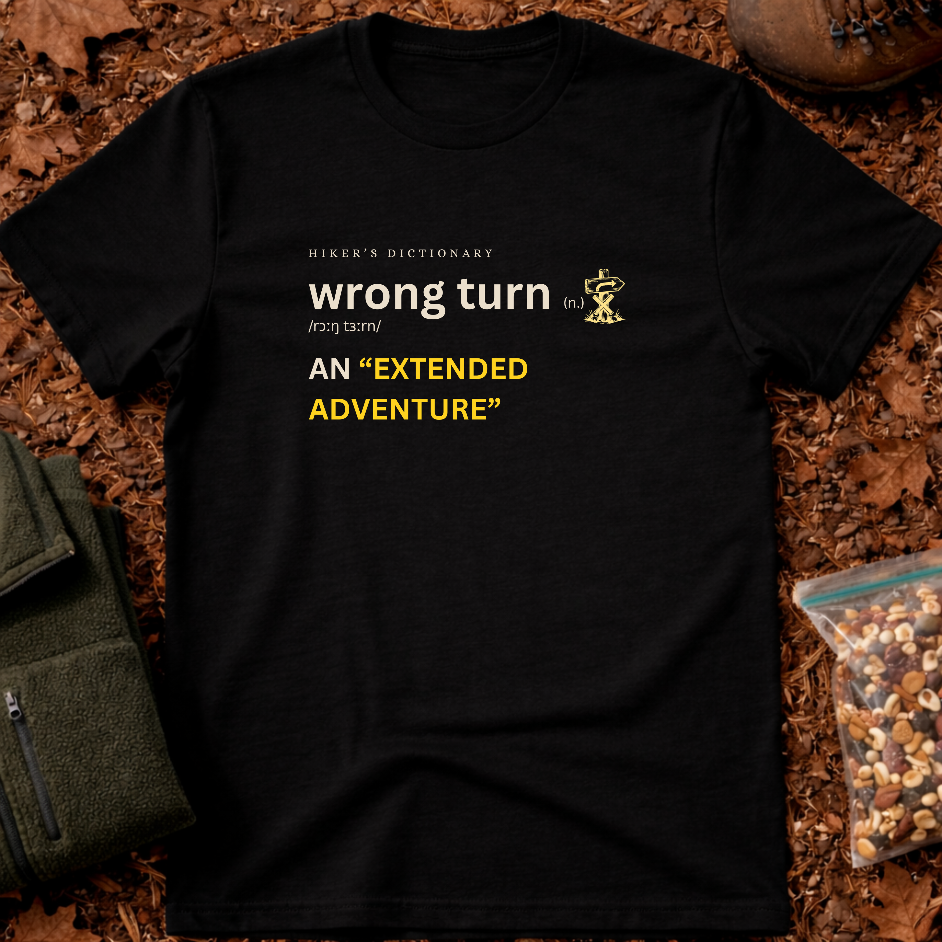 Wrong turn funny definition T-Shirt