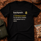 Backpack funny definition T-Shirt