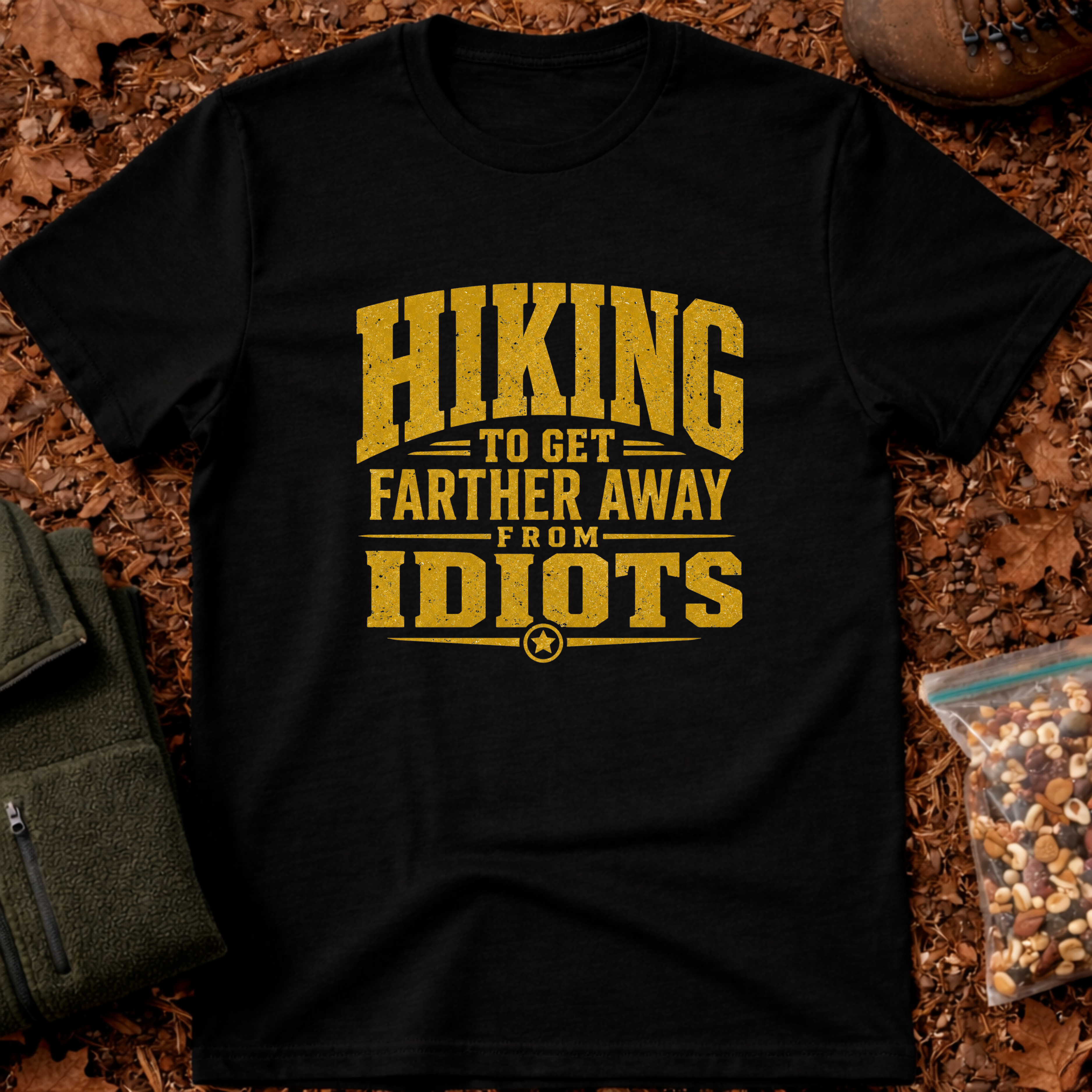 Hiking Away From Idiots T-Shirt
