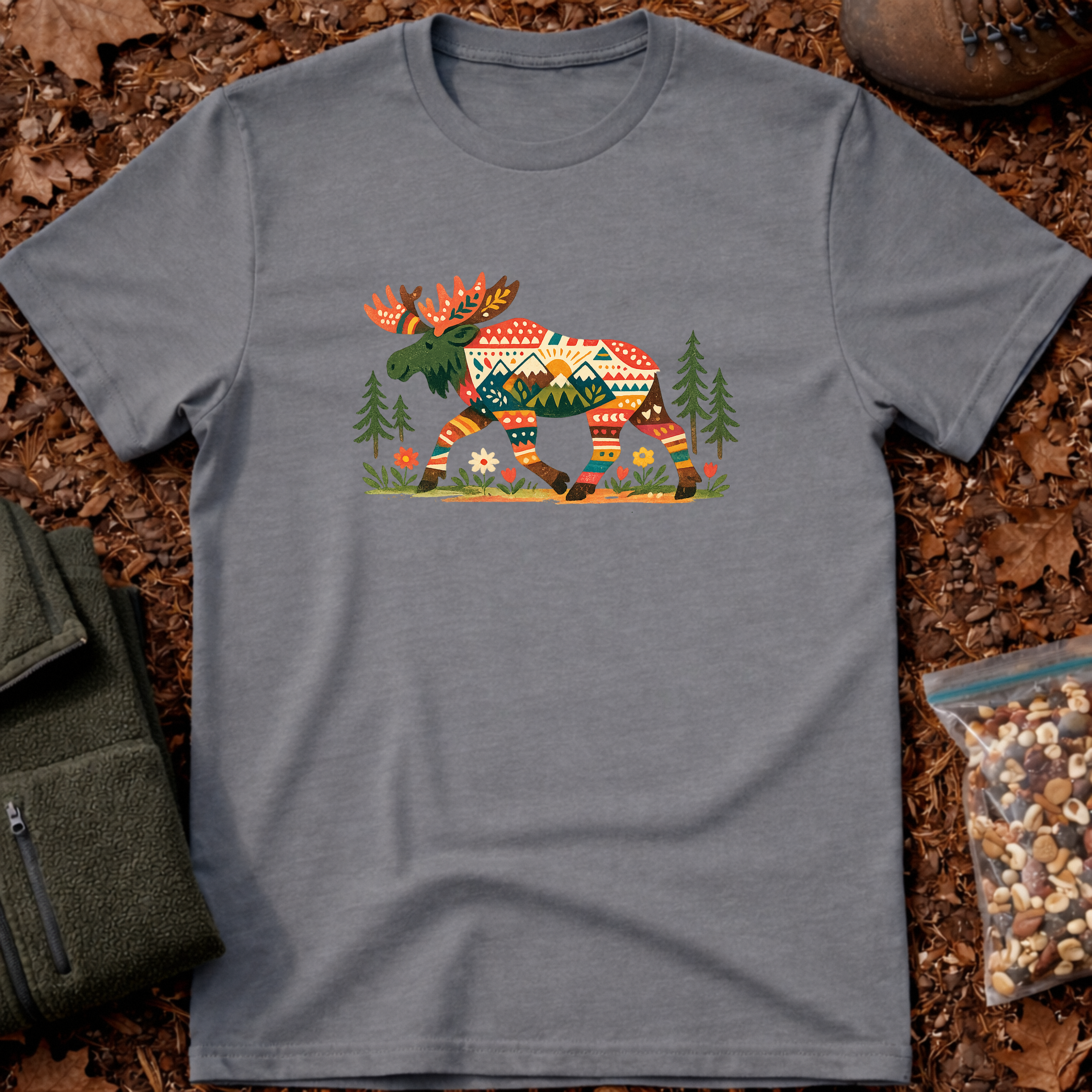 Moose Block Print T-Shirt
