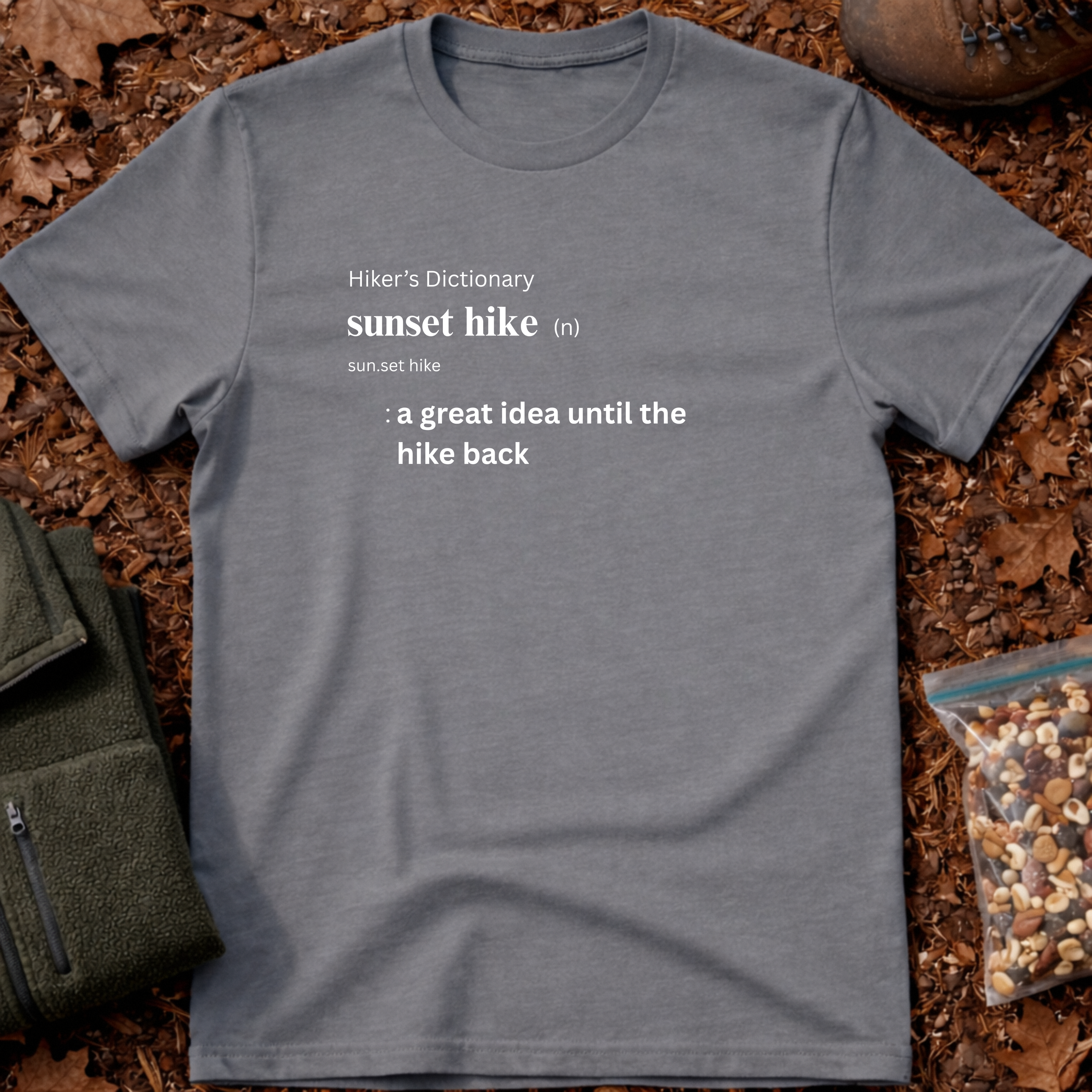 Sunset hike funny definition T-Shirt