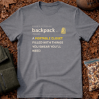 Backpack funny definition T-Shirt