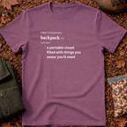Backpack funny definition T-Shirt