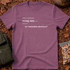 Wrong turn funny definition T-Shirt