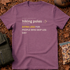 Hiking poles funny definition T-Shirt
