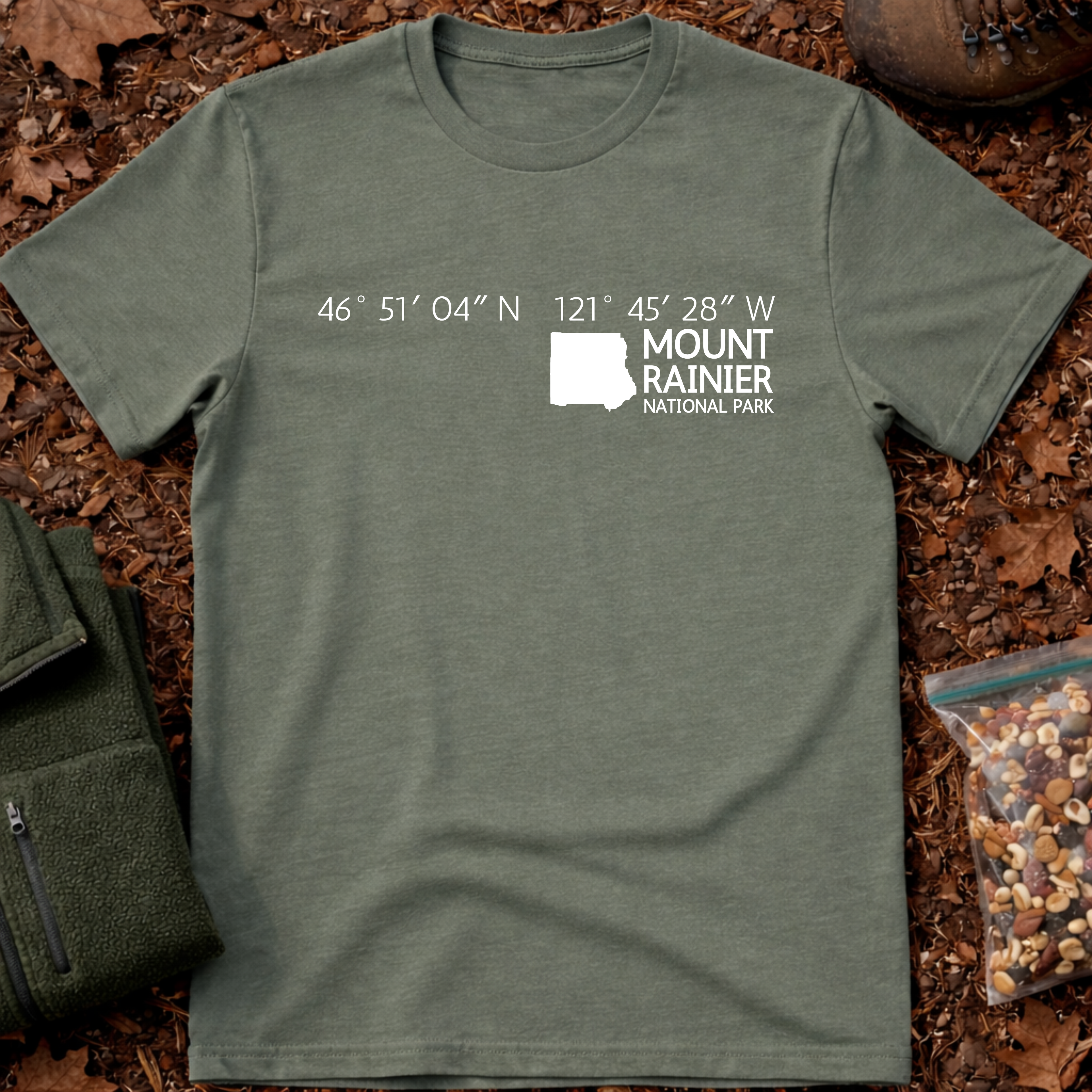 Mount Rainier National Park DMS T-Shirt