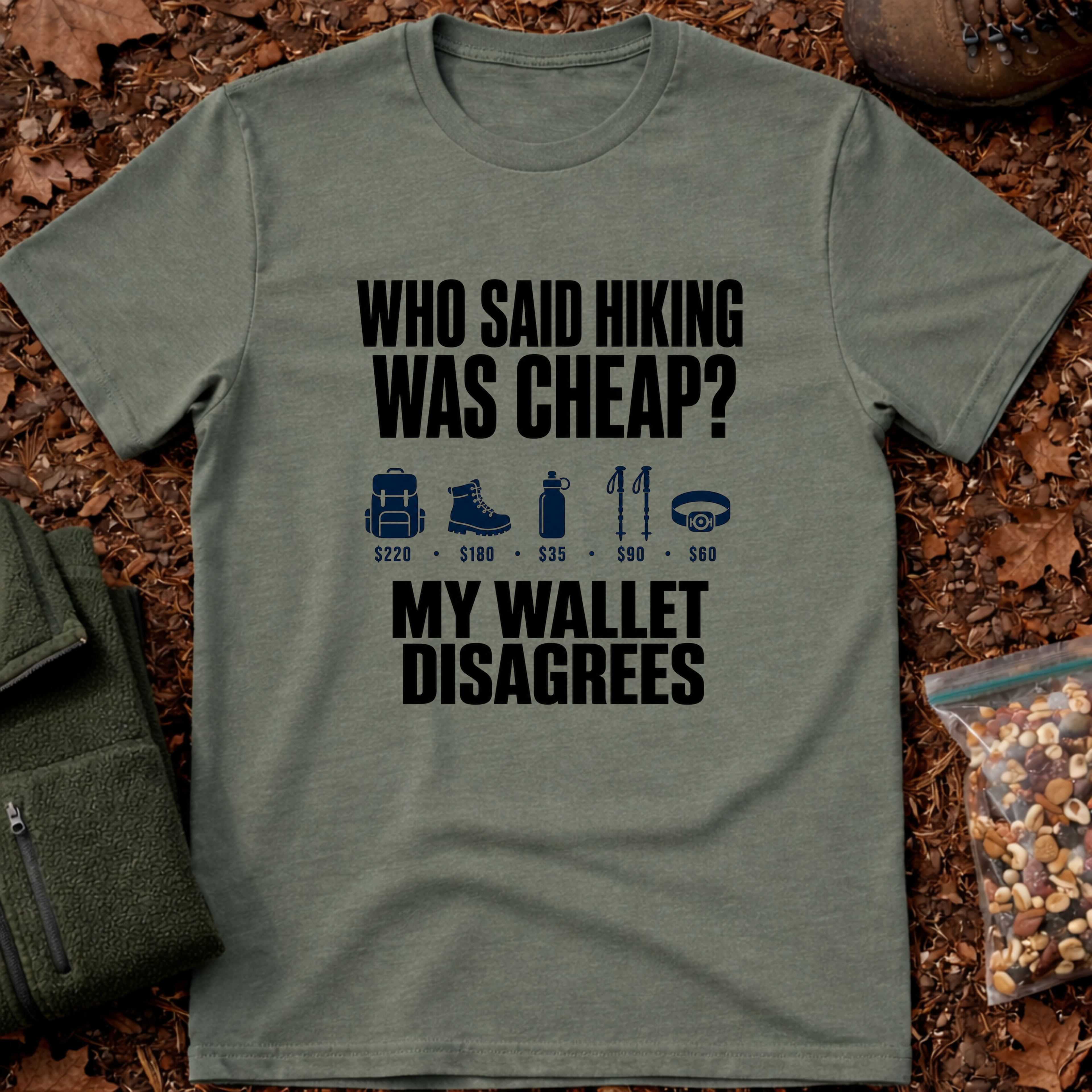 Who Said Hiking Was Cheap T-Shirt