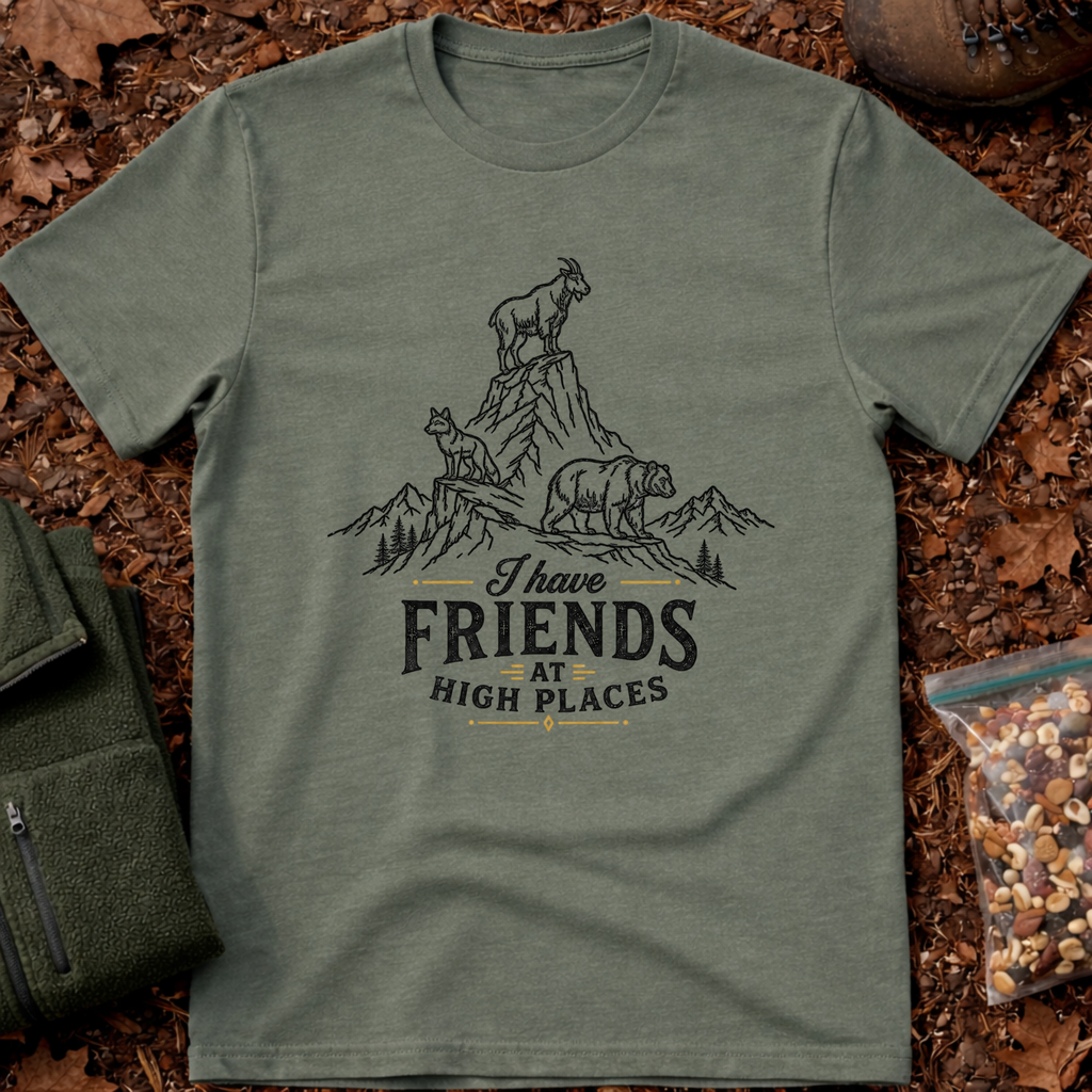 I Have Friends At High Places T-Shirt