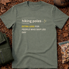 Hiking poles funny definition T-Shirt