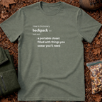 Backpack funny definition T-Shirt
