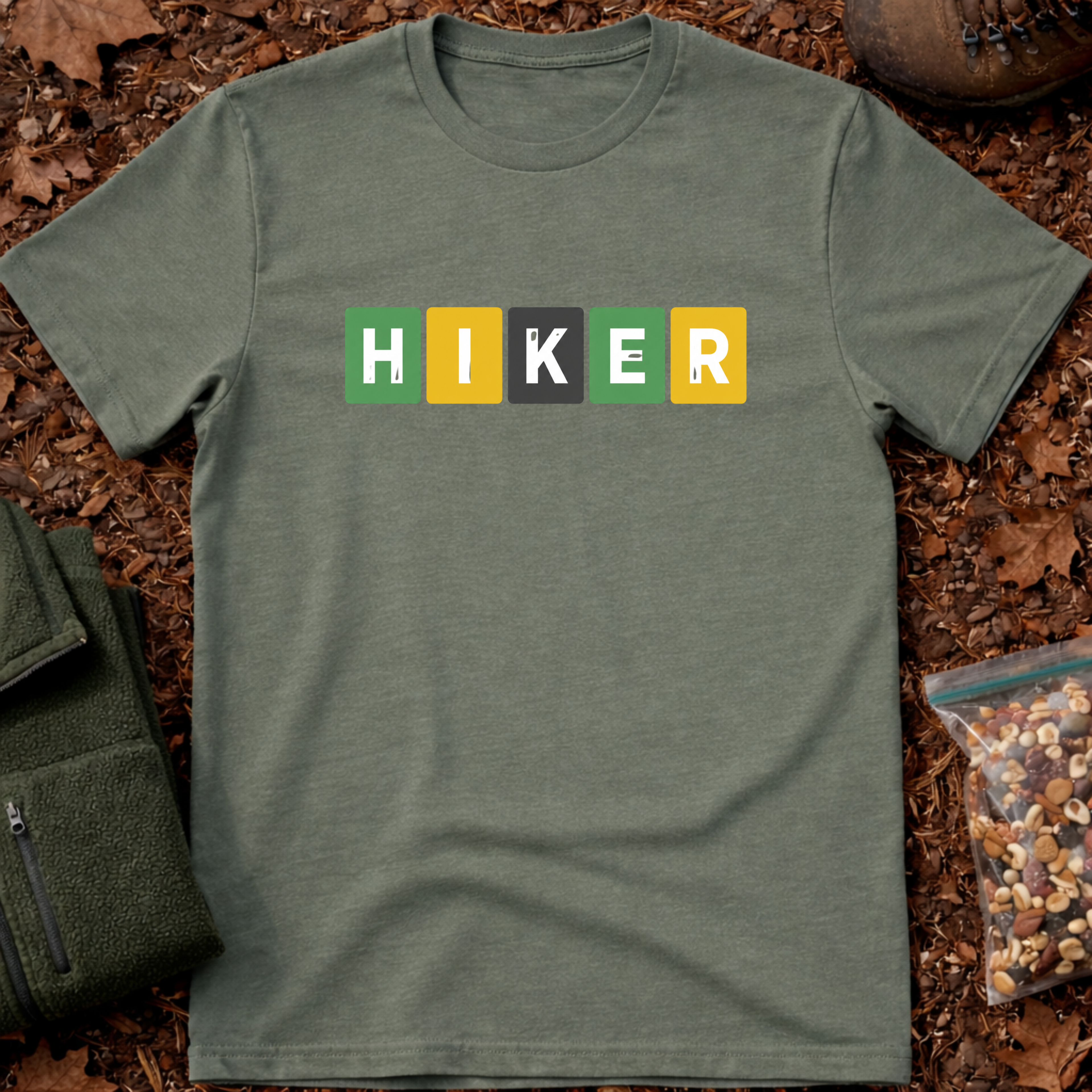 Hiker Wordle T-Shirt