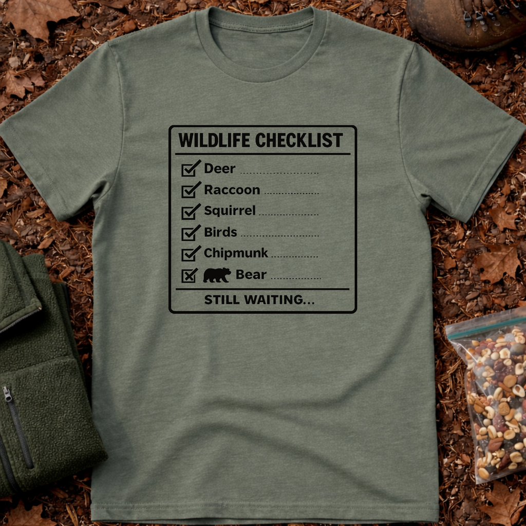 Wildlife Checklist Chart T-Shirt