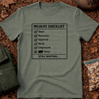 Wildlife Checklist Chart T-Shirt
