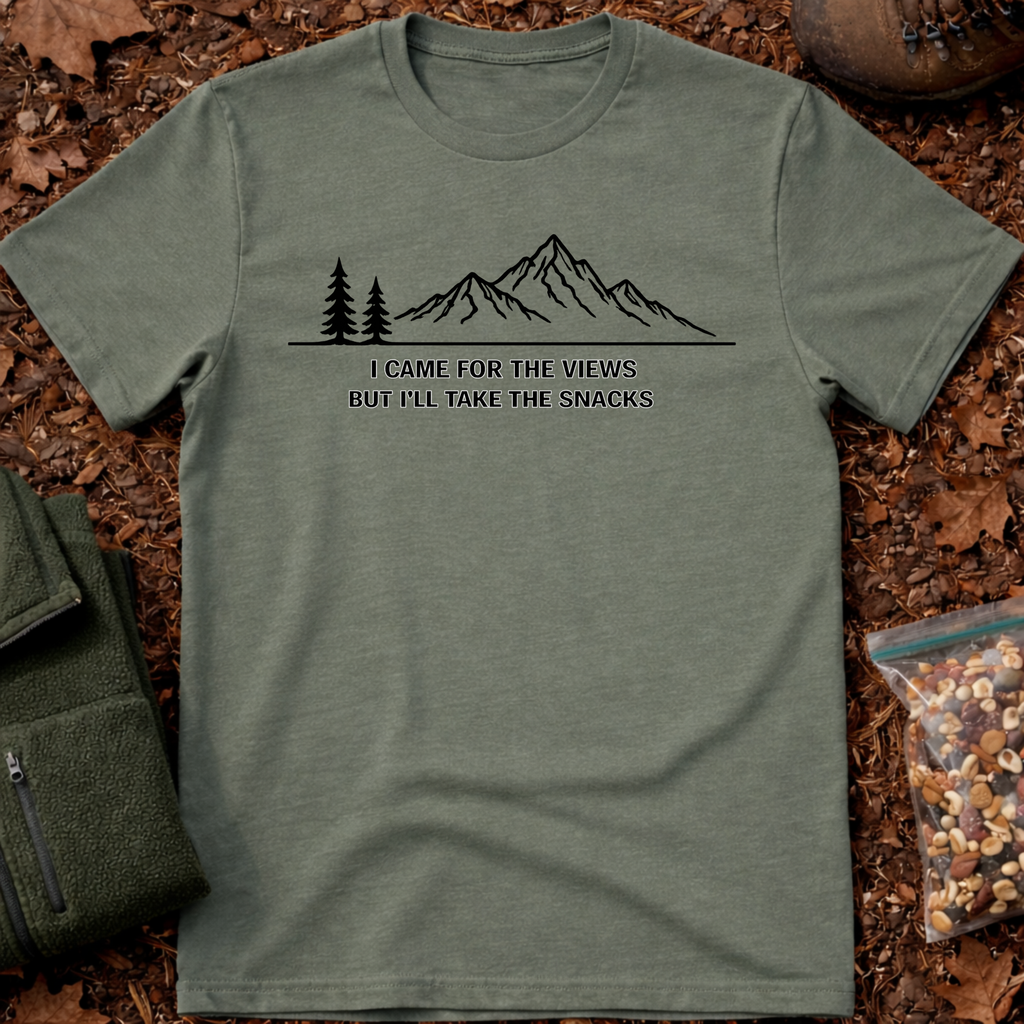 Came for the views line art T-Shirt