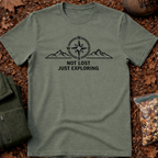 Not lost just exploring line art T-Shirt