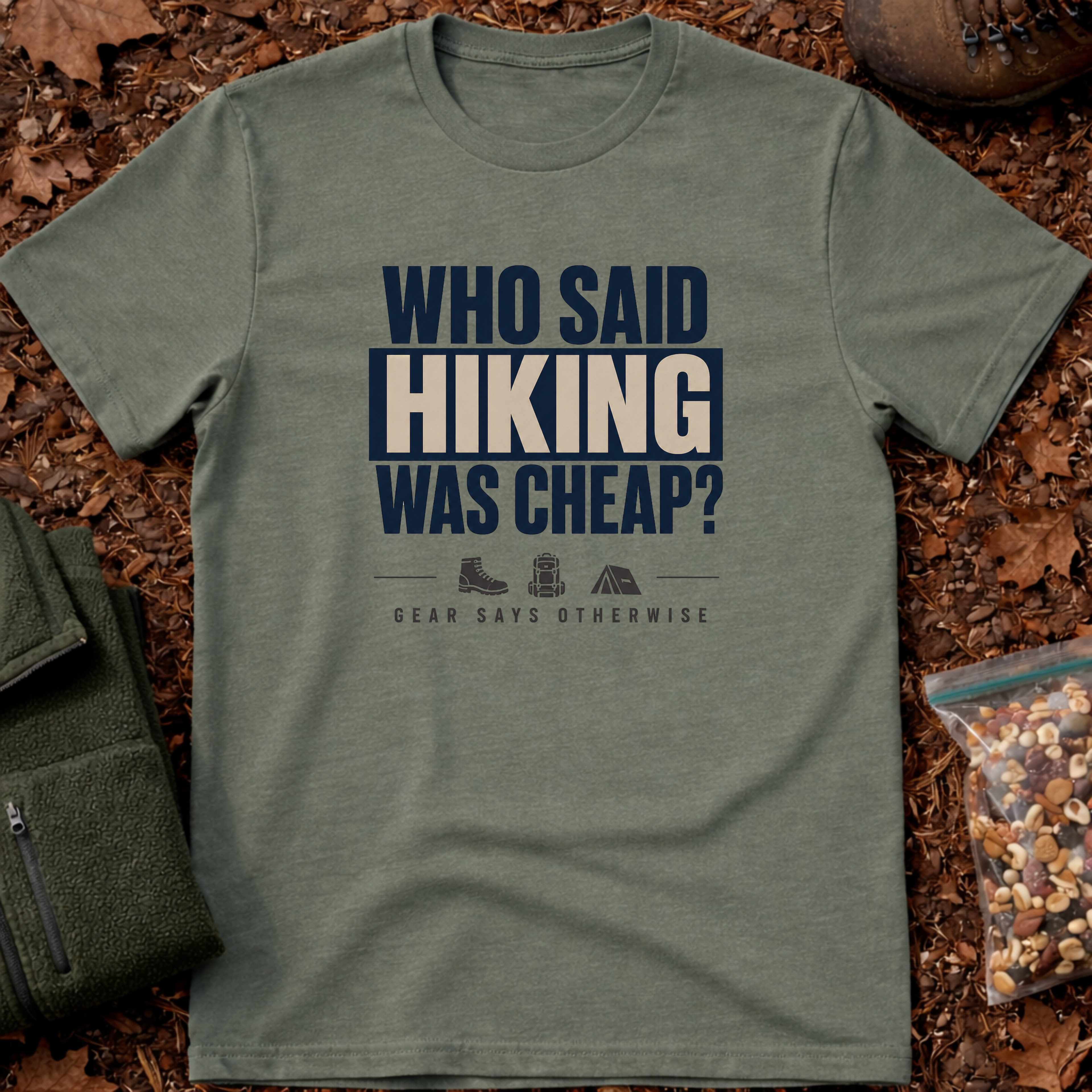 Who said Hiking was cheap 2 T-Shirt