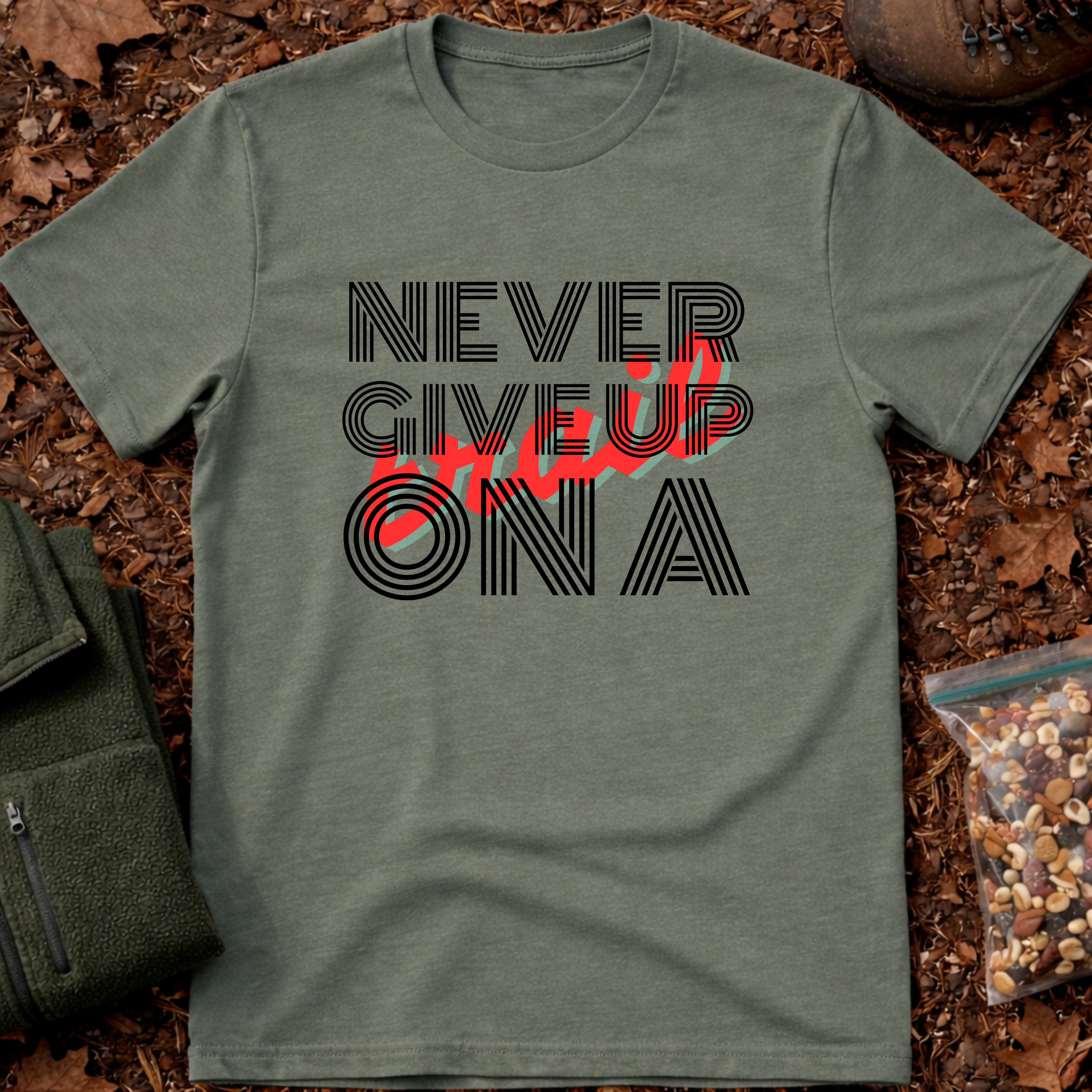 Never Give Up on A Trail T-Shirt