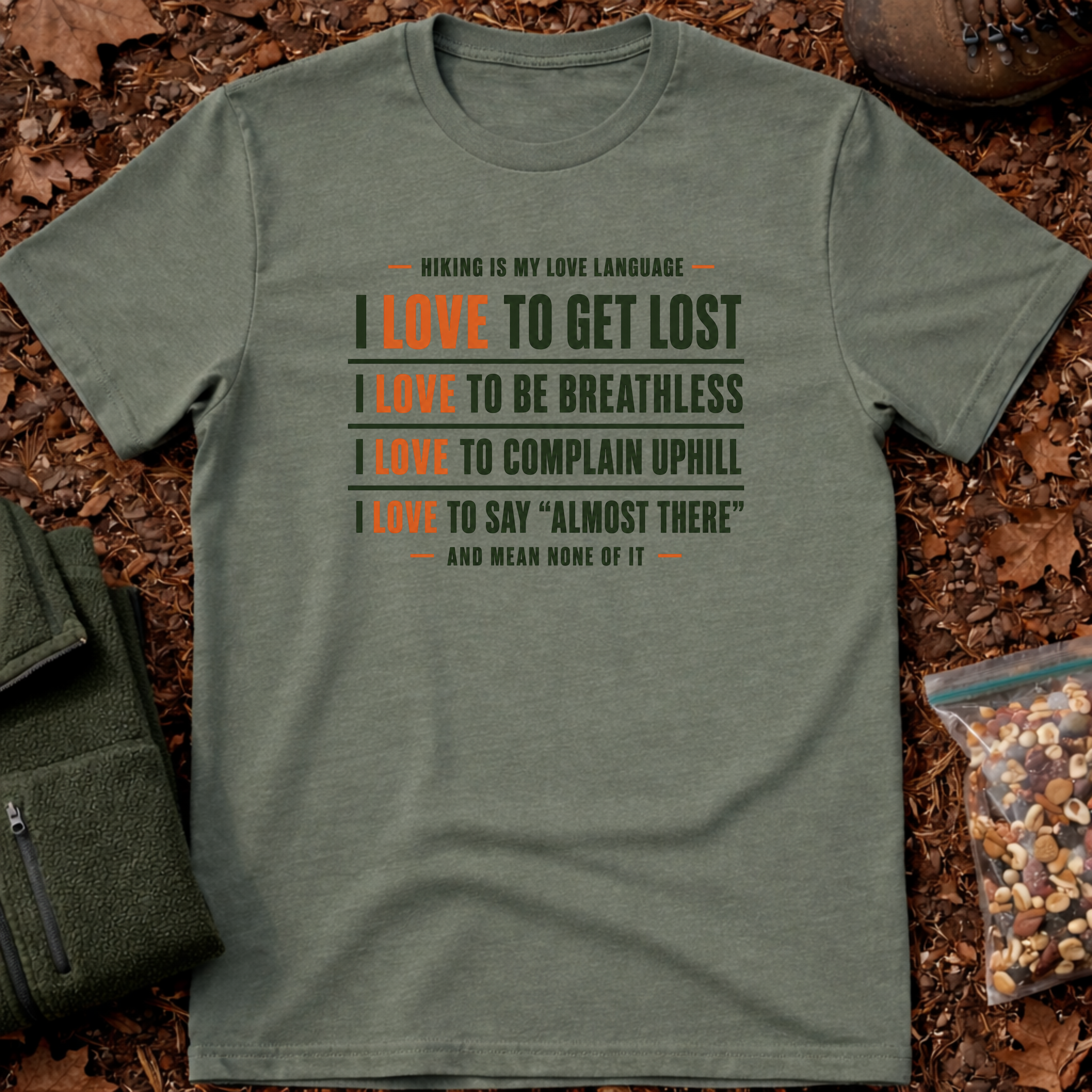 Hiking Is My Love Language 2 T-Shirt