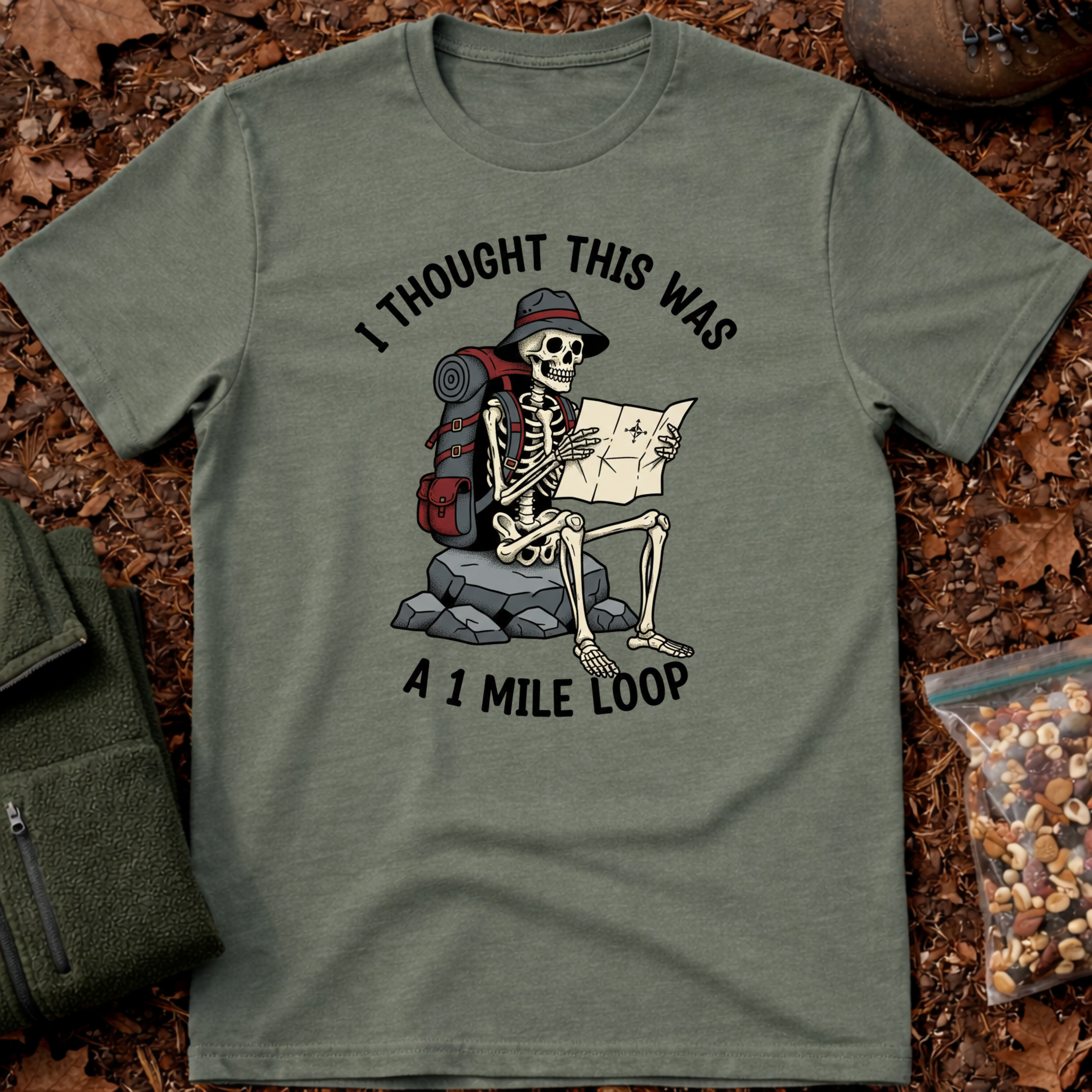 Only 1 Mile Loop T-Shirt