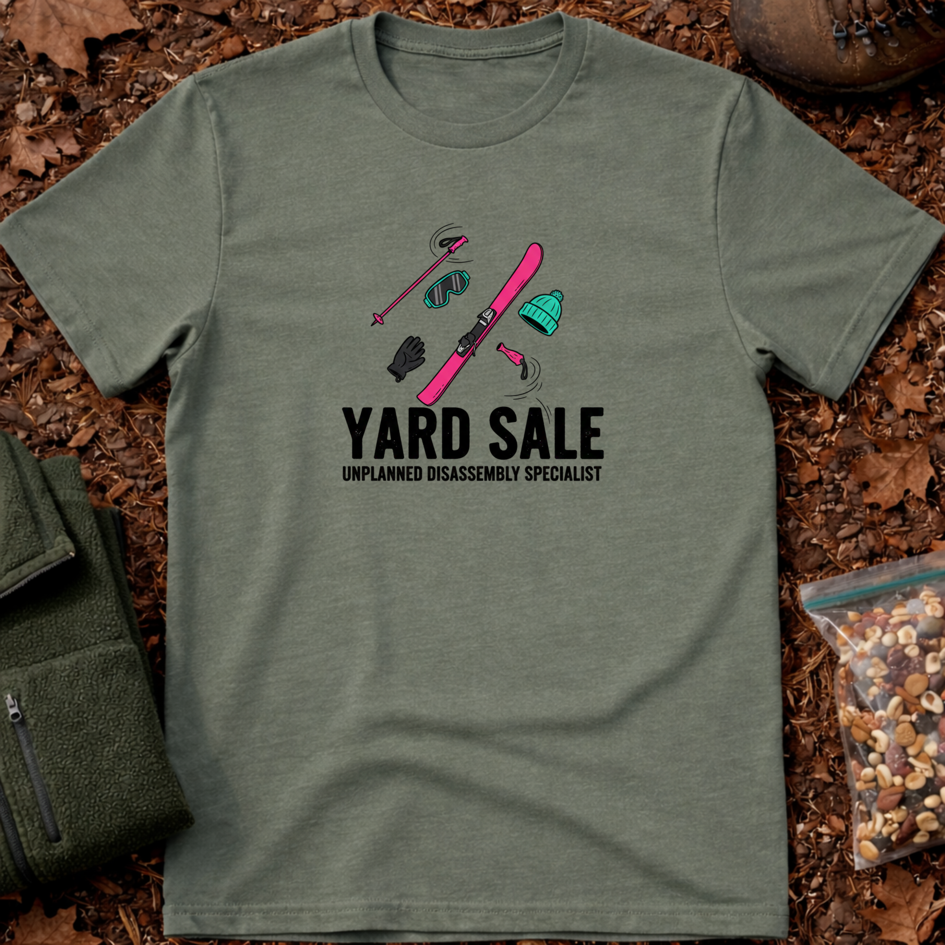 Skiers Yard Sale T-Shirt