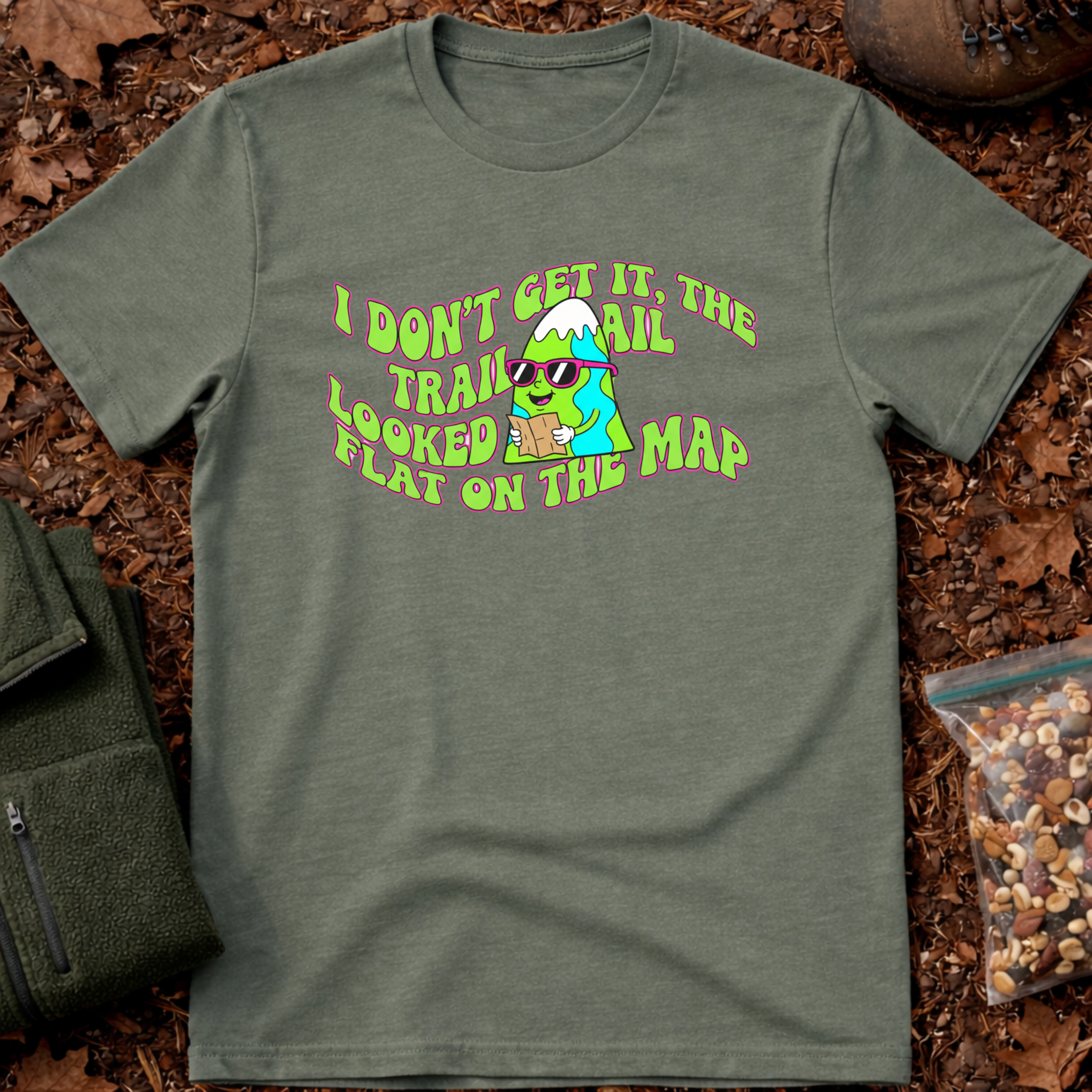 Trail Looked Flat On The Map T-Shirt