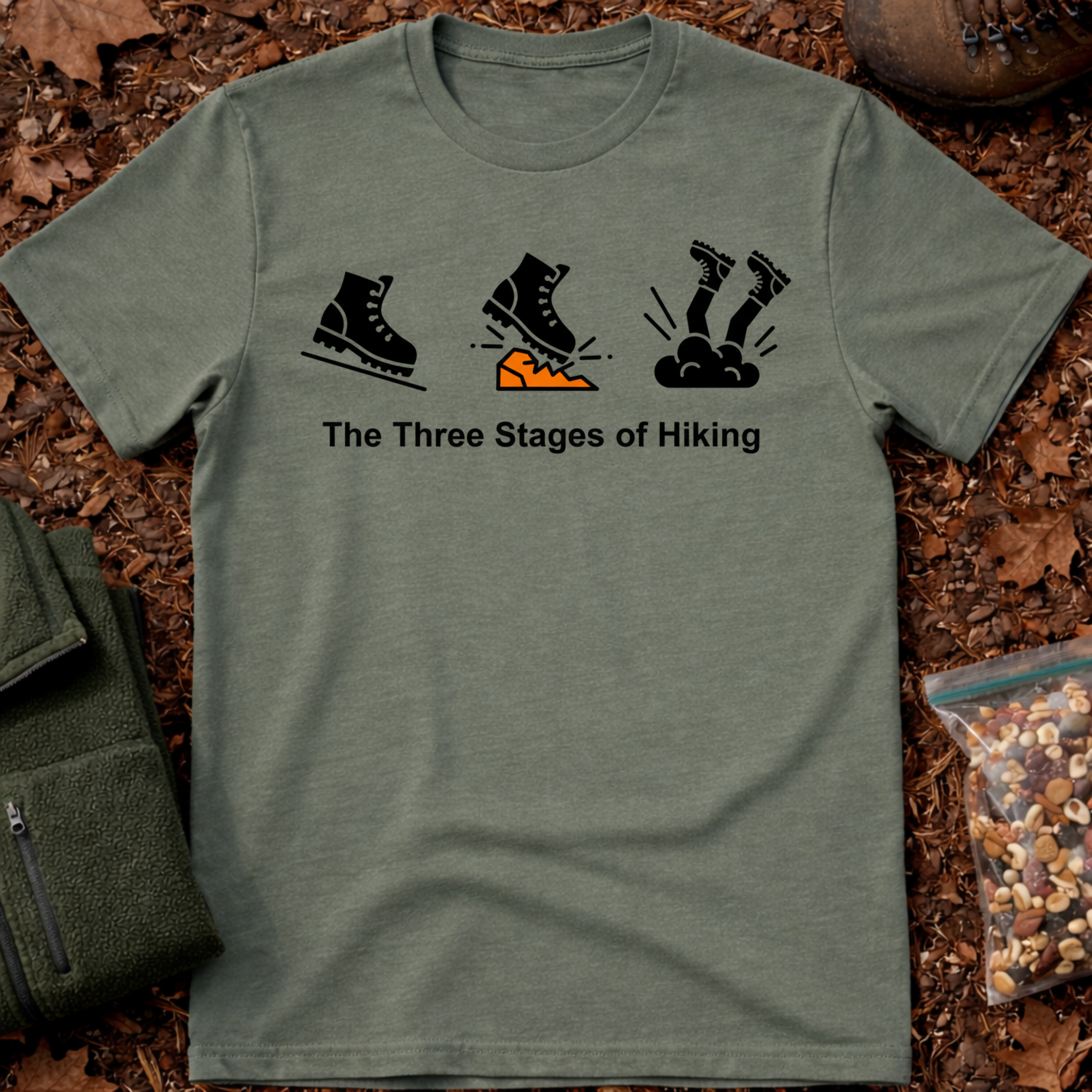 Three Stages of Hiking T-Shirt