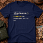 Hiking poles funny definition T-Shirt