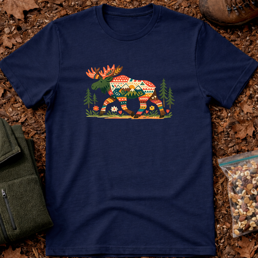 Moose Block Print T-Shirt