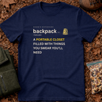 Backpack funny definition T-Shirt
