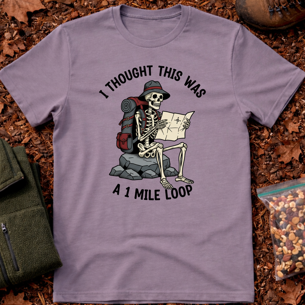 Only 1 Mile Loop T-Shirt