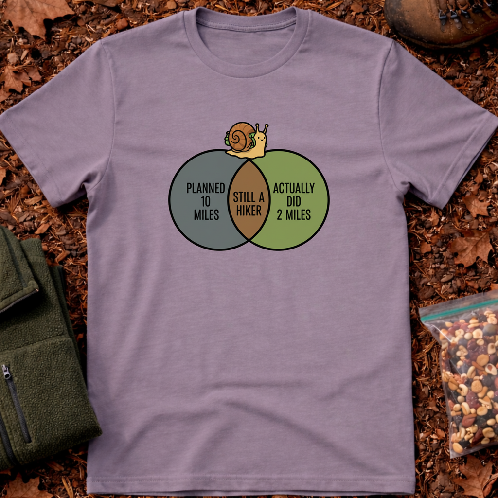 Still a Hiker Venn Diagram T-Shirt