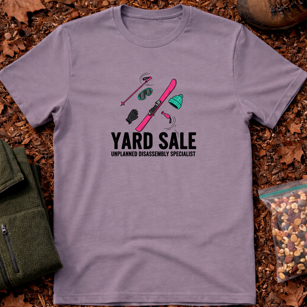 Skiers Yard Sale T-Shirt