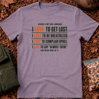 Hiking Is My Love Language 2 T-Shirt