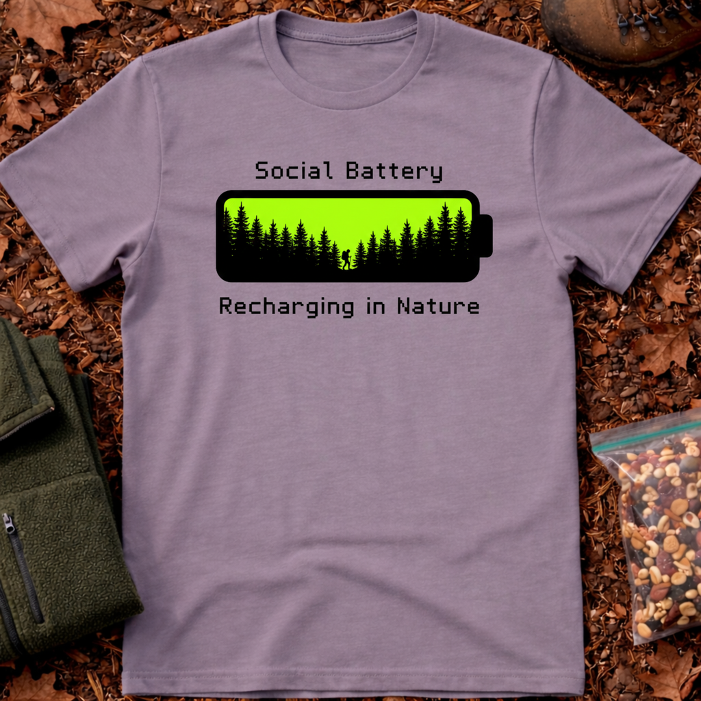 Social Battery Recharging T-Shirt