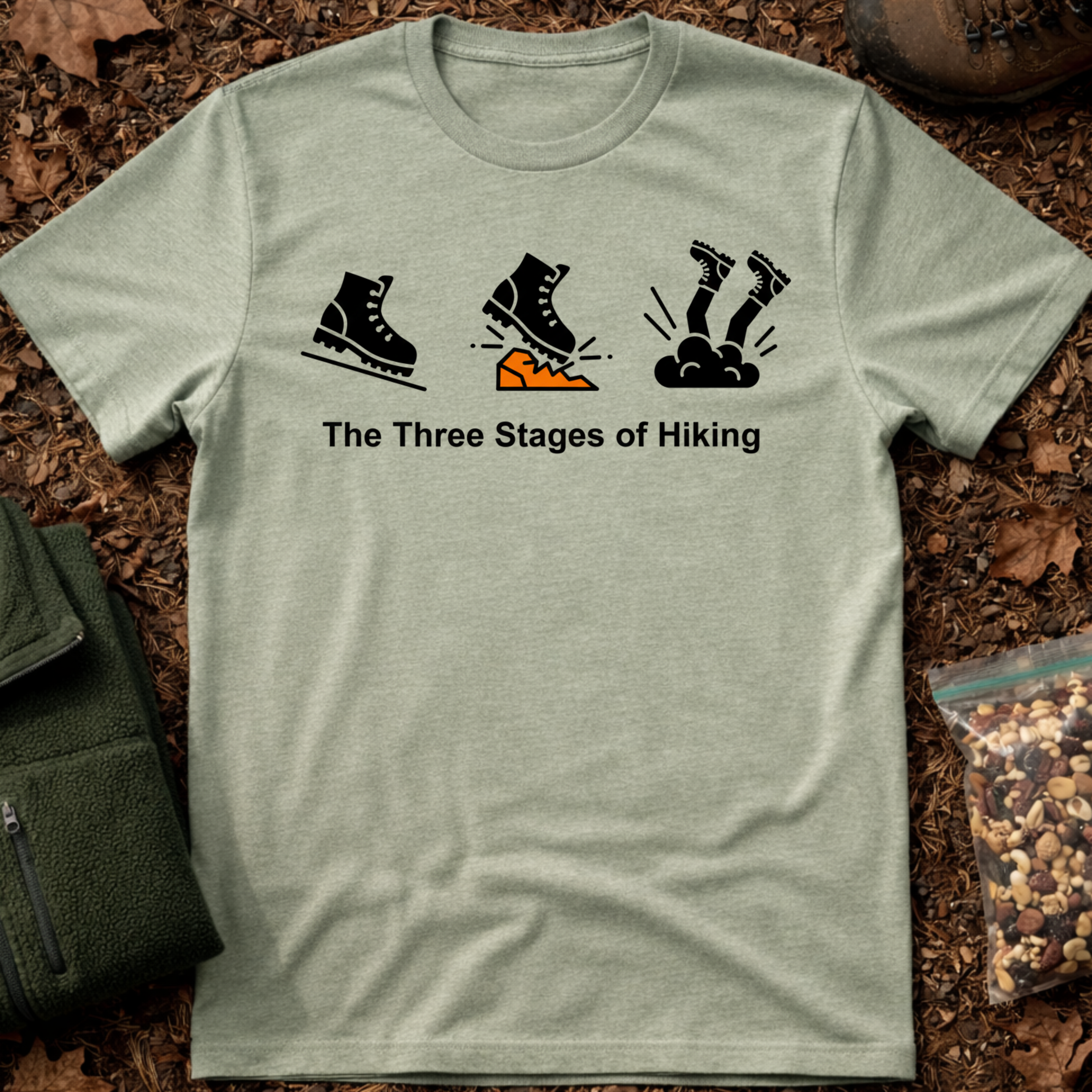 Three Stages of Hiking T-Shirt