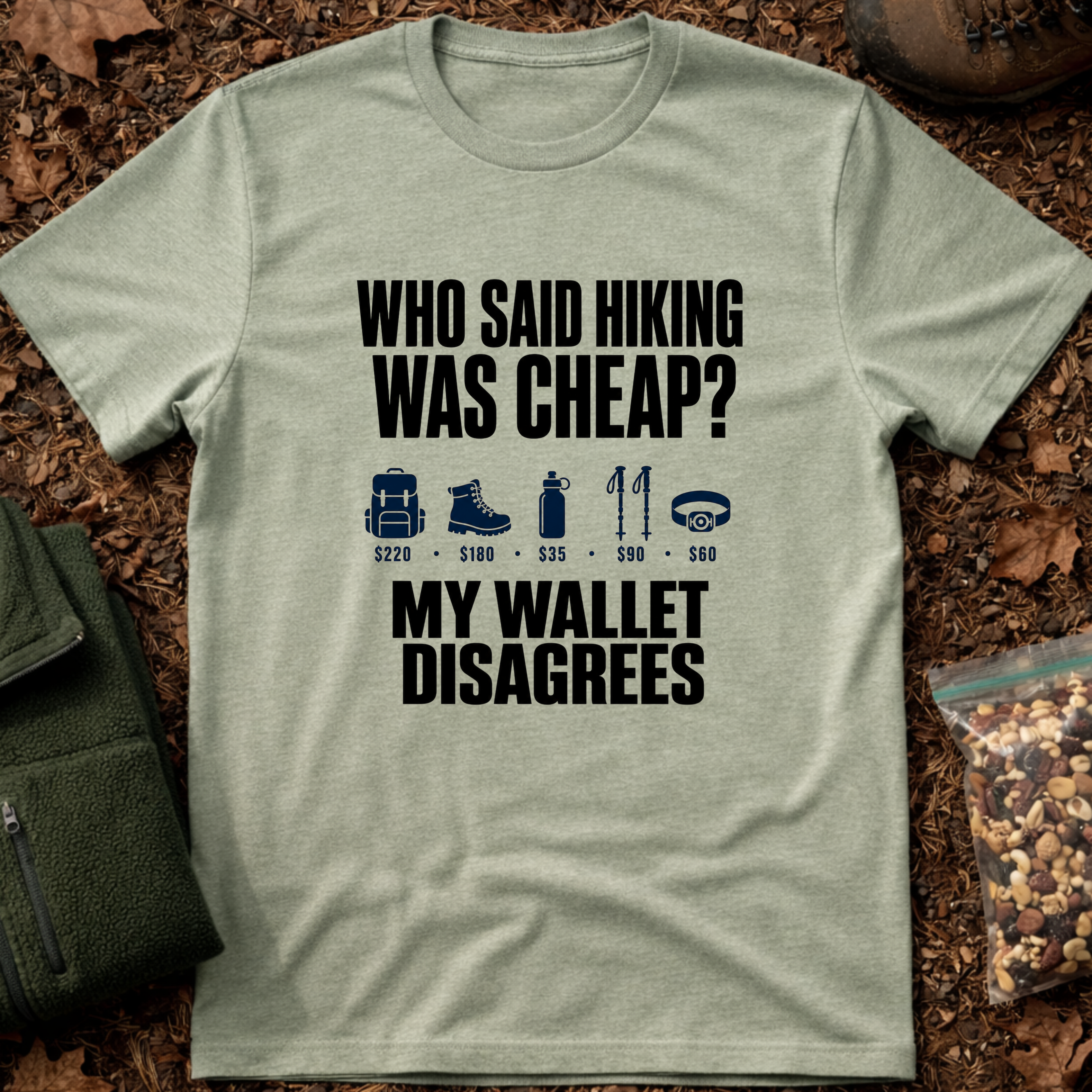 Who Said Hiking Was Cheap T-Shirt