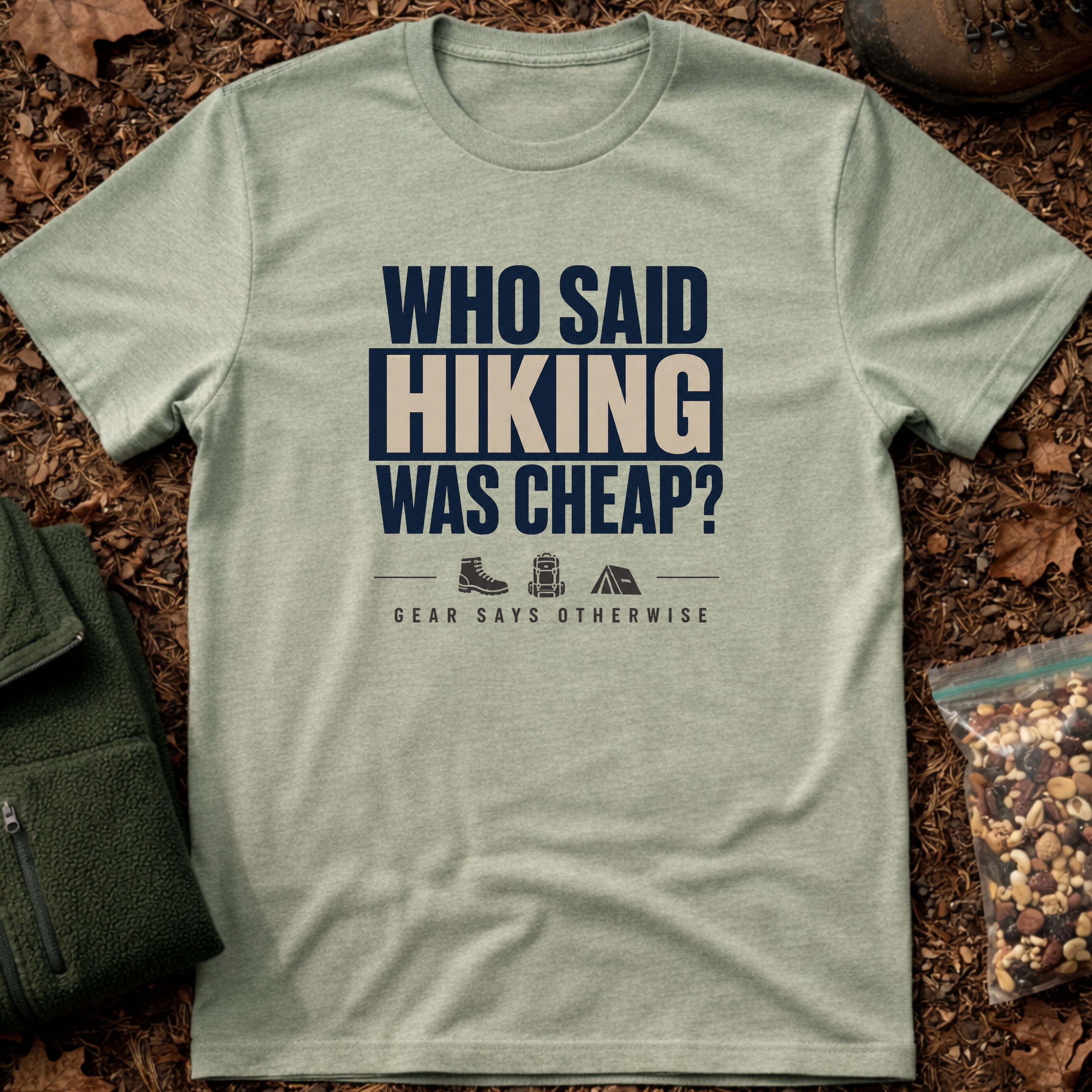 Who said Hiking was cheap 2 T-Shirt