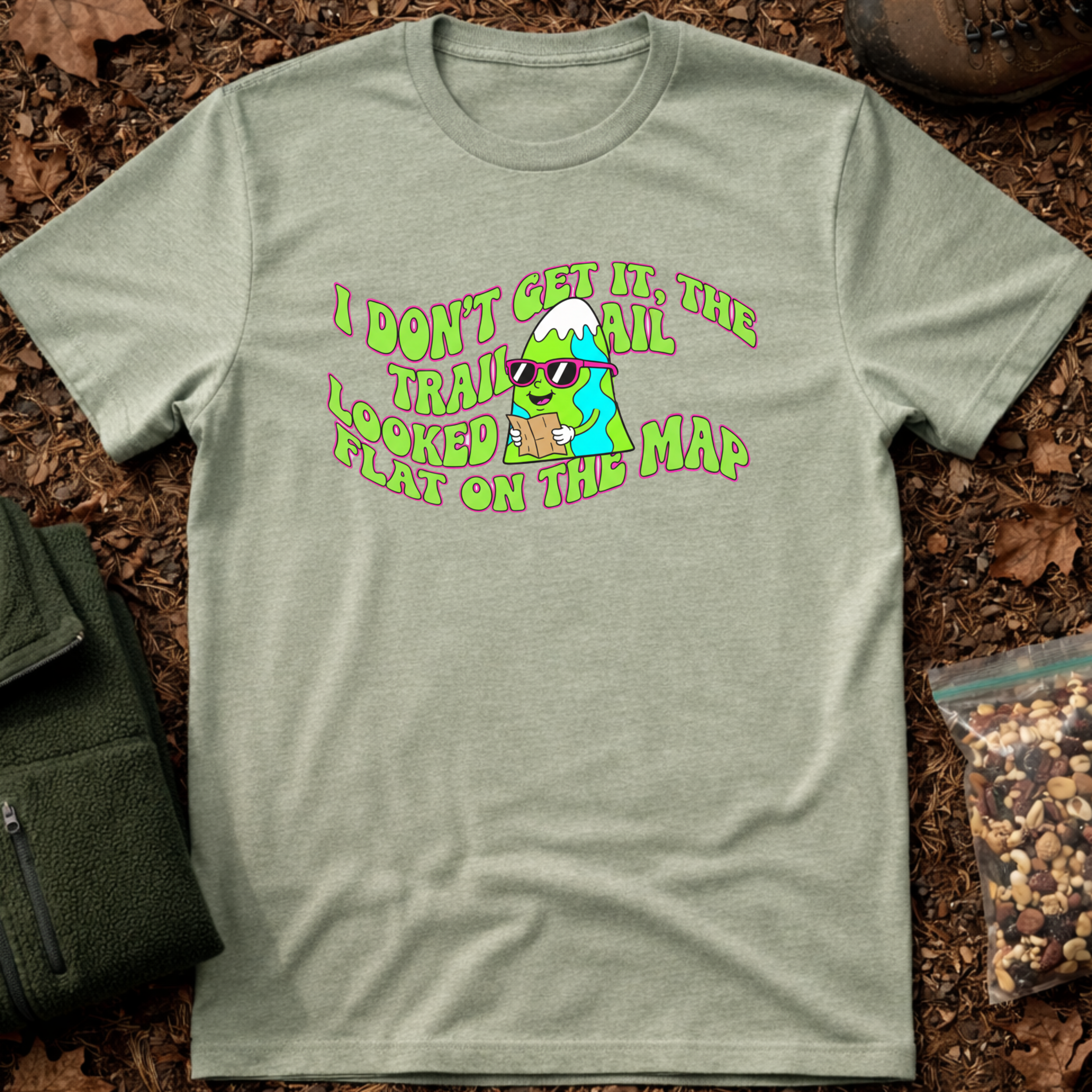 Trail Looked Flat On The Map T-Shirt