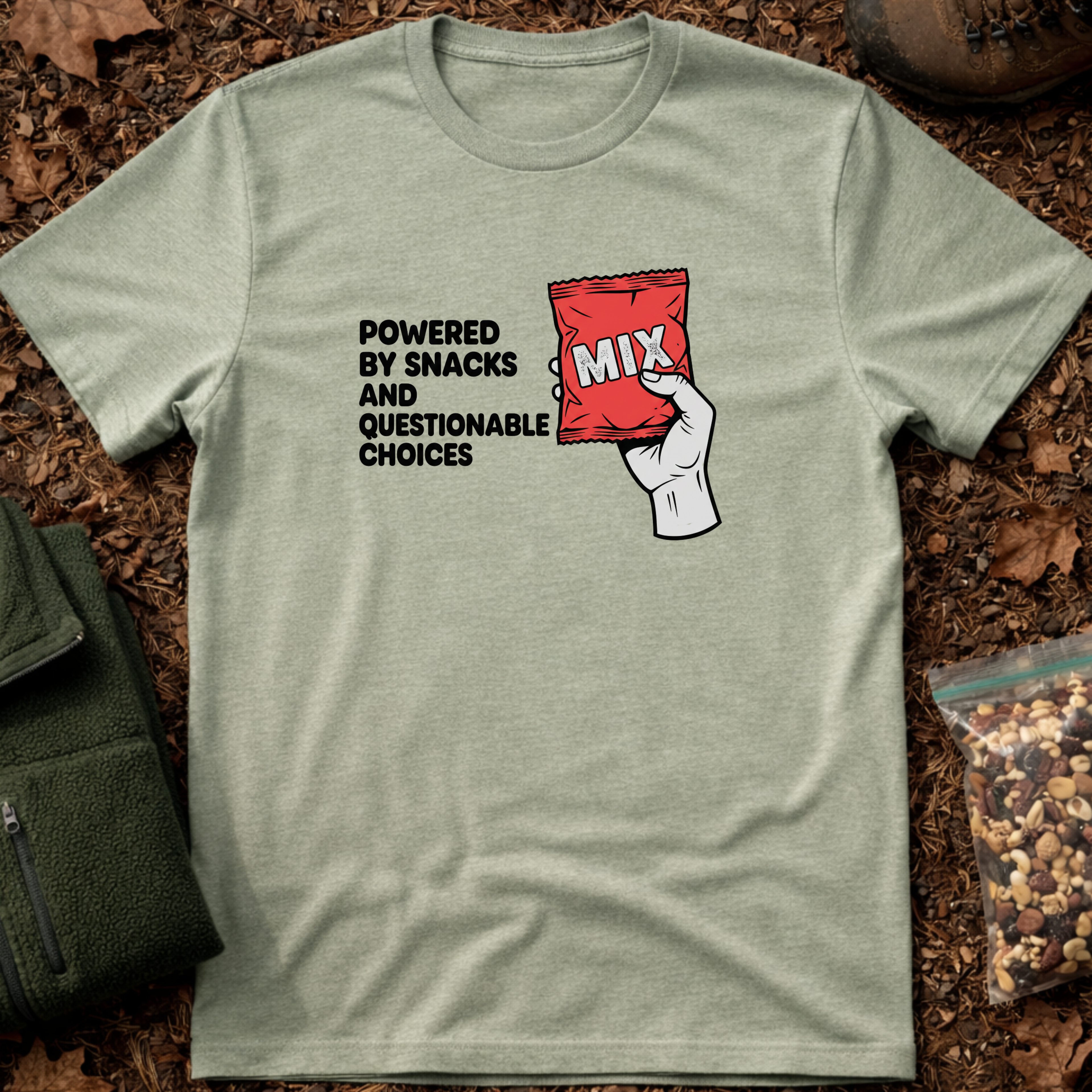 Powered by Snacks - 1 T-Shirt