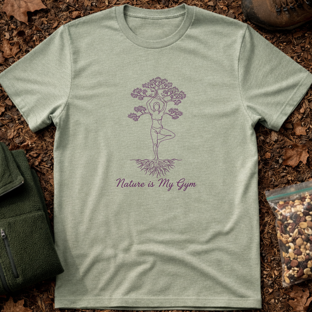 Nature Is My Gym - Yoga Pose T-Shirt