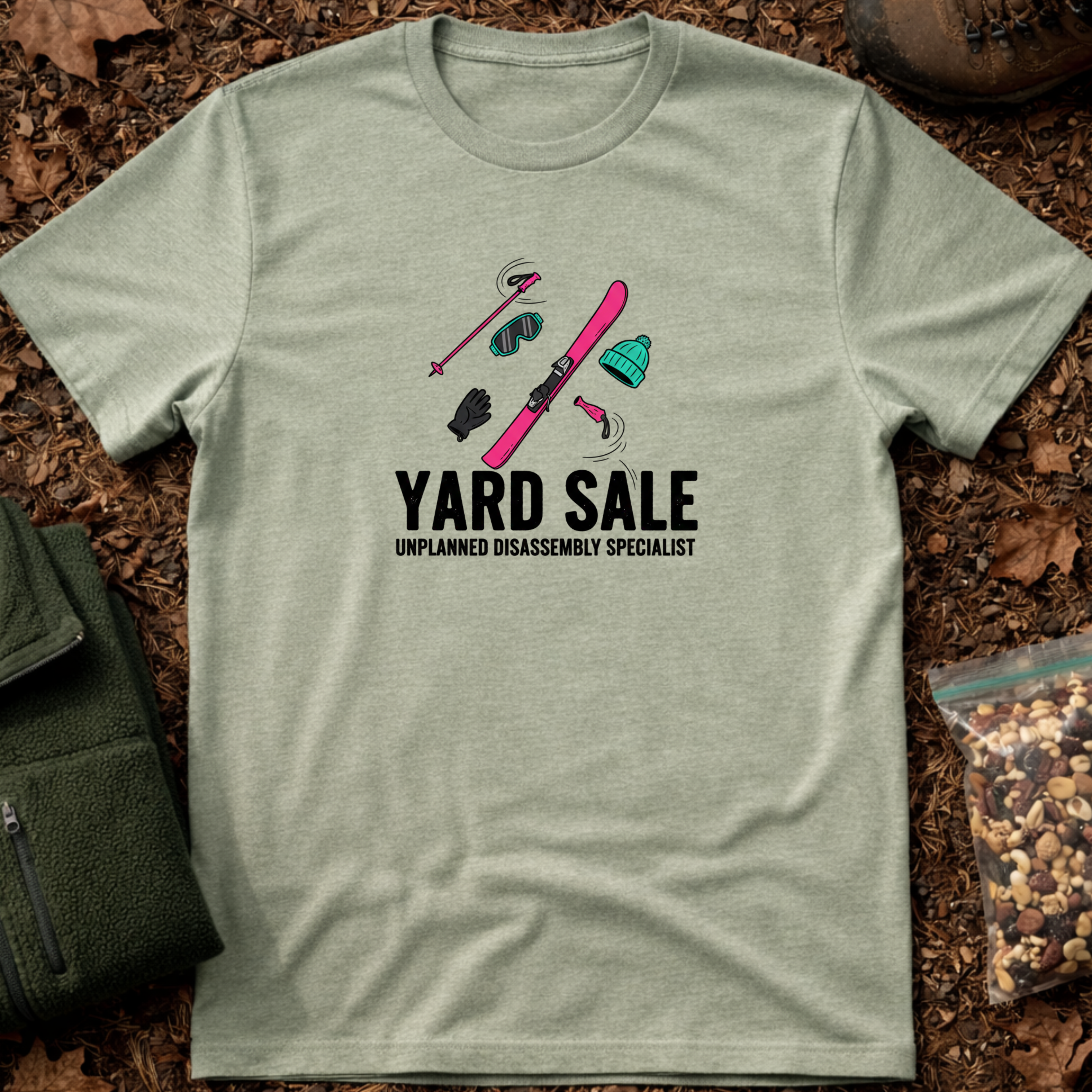 Skiers Yard Sale T-Shirt