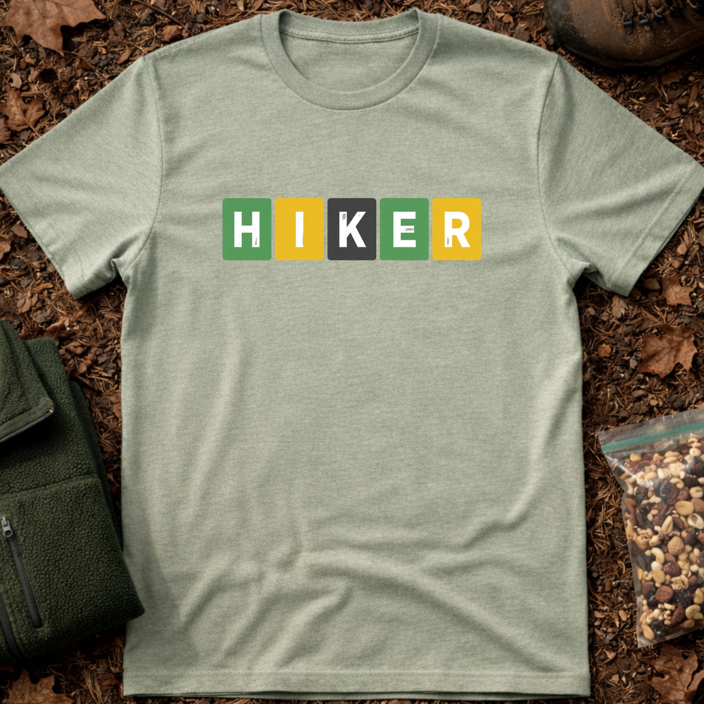 Hiker Wordle T-Shirt