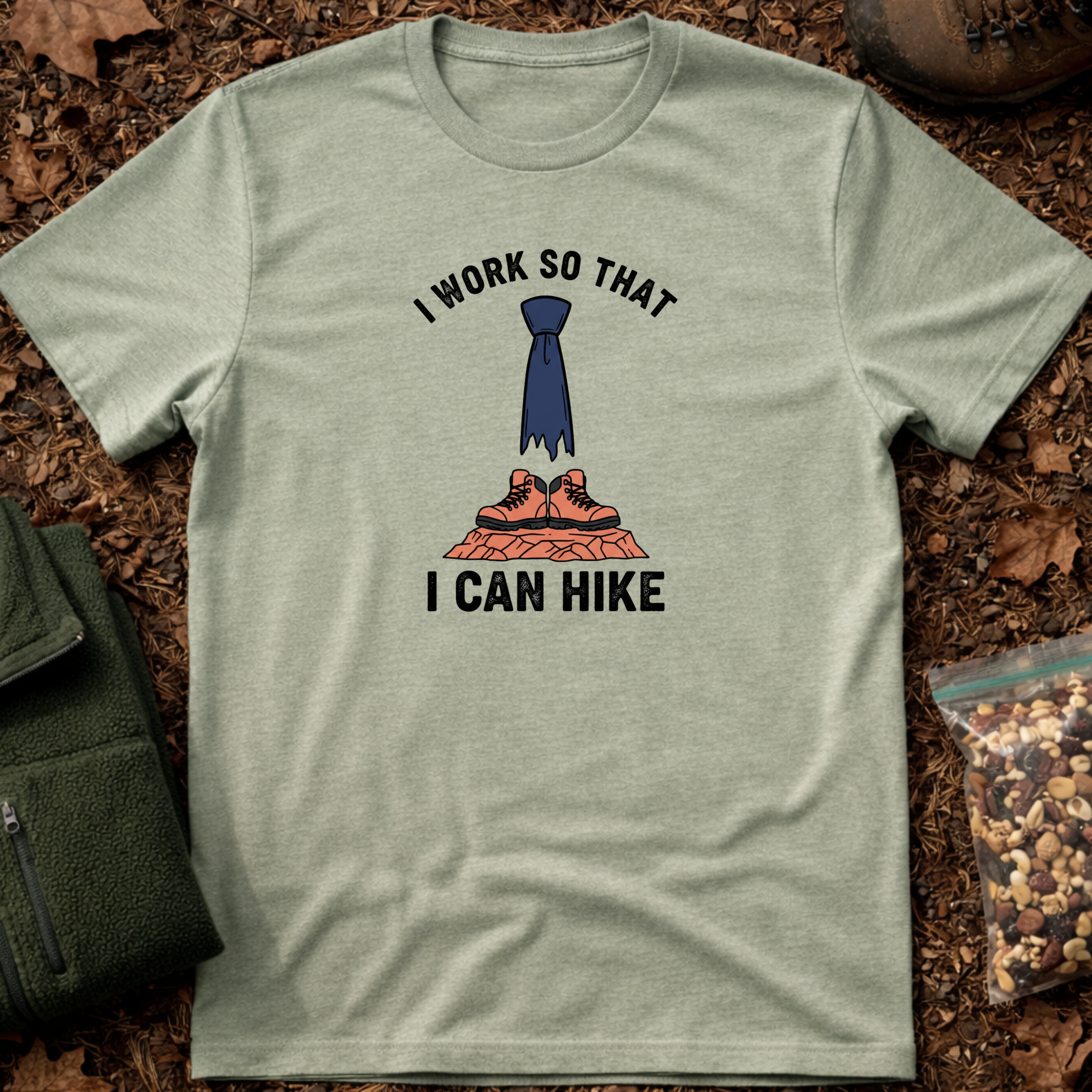 I Work So That I Can Hike T-Shirt