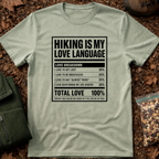 Hiking Is My Love Language T-Shirt
