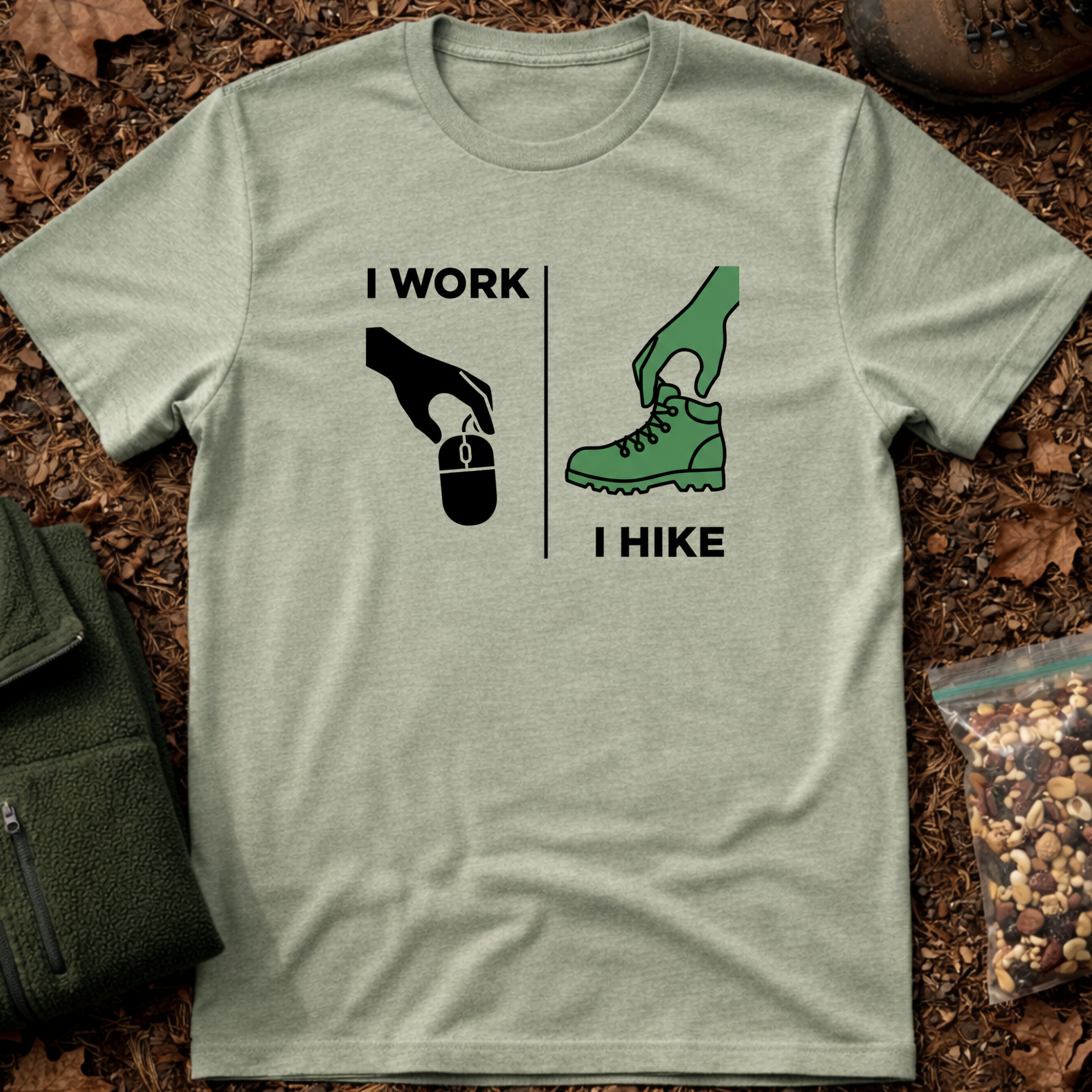 I Work I Hike T-Shirt