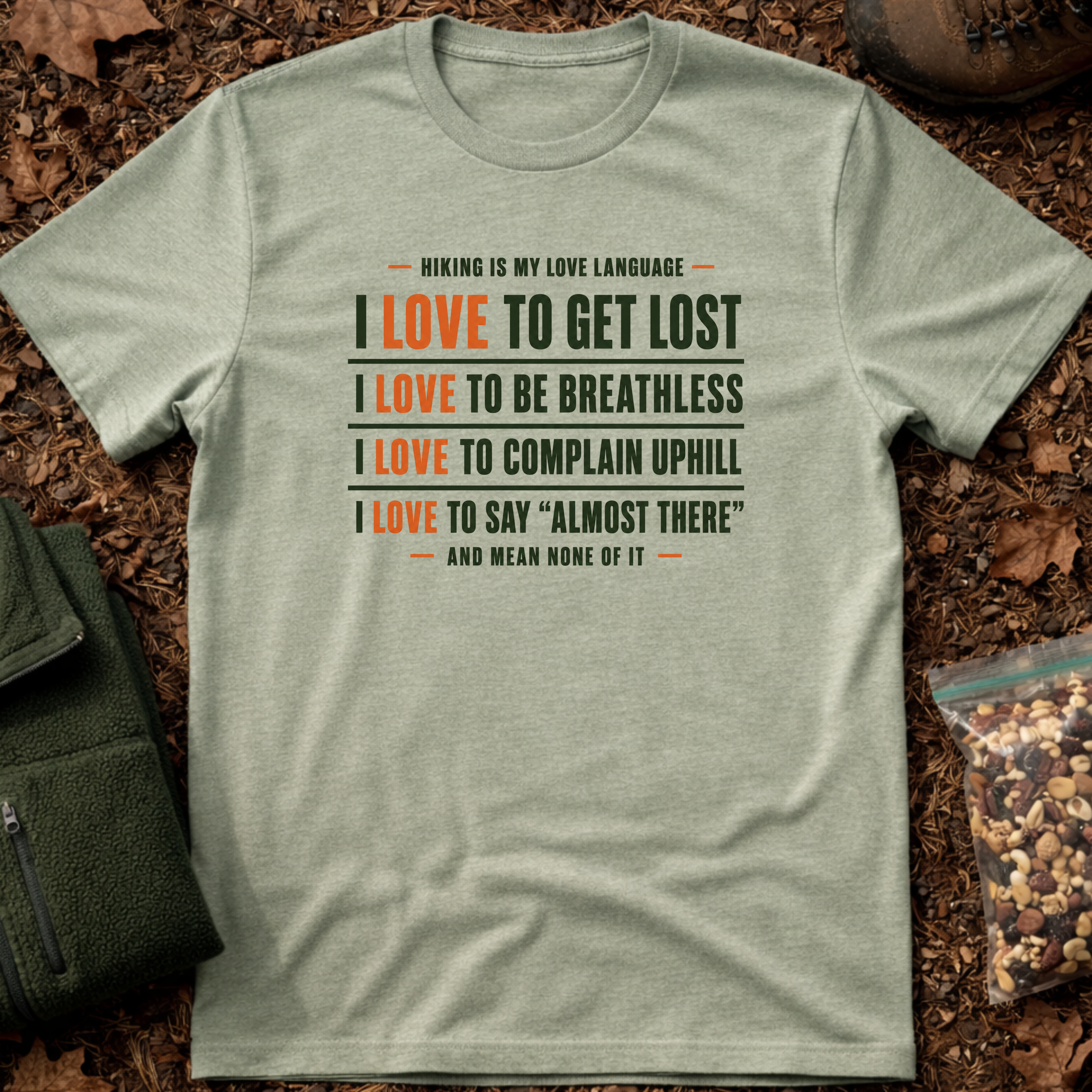 Hiking Is My Love Language 2 T-Shirt