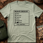 Wildlife Checklist Chart T-Shirt