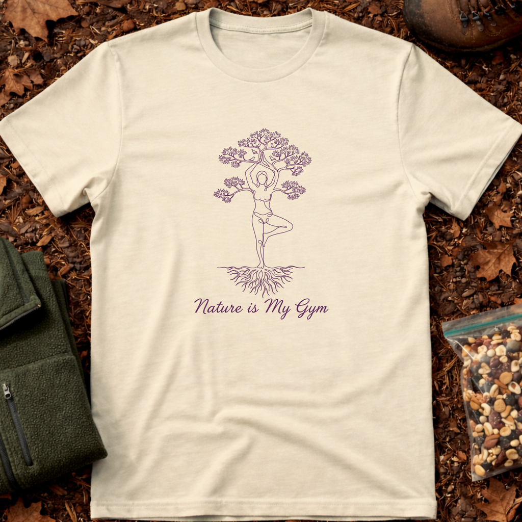 Nature Is My Gym - Yoga Pose T-Shirt