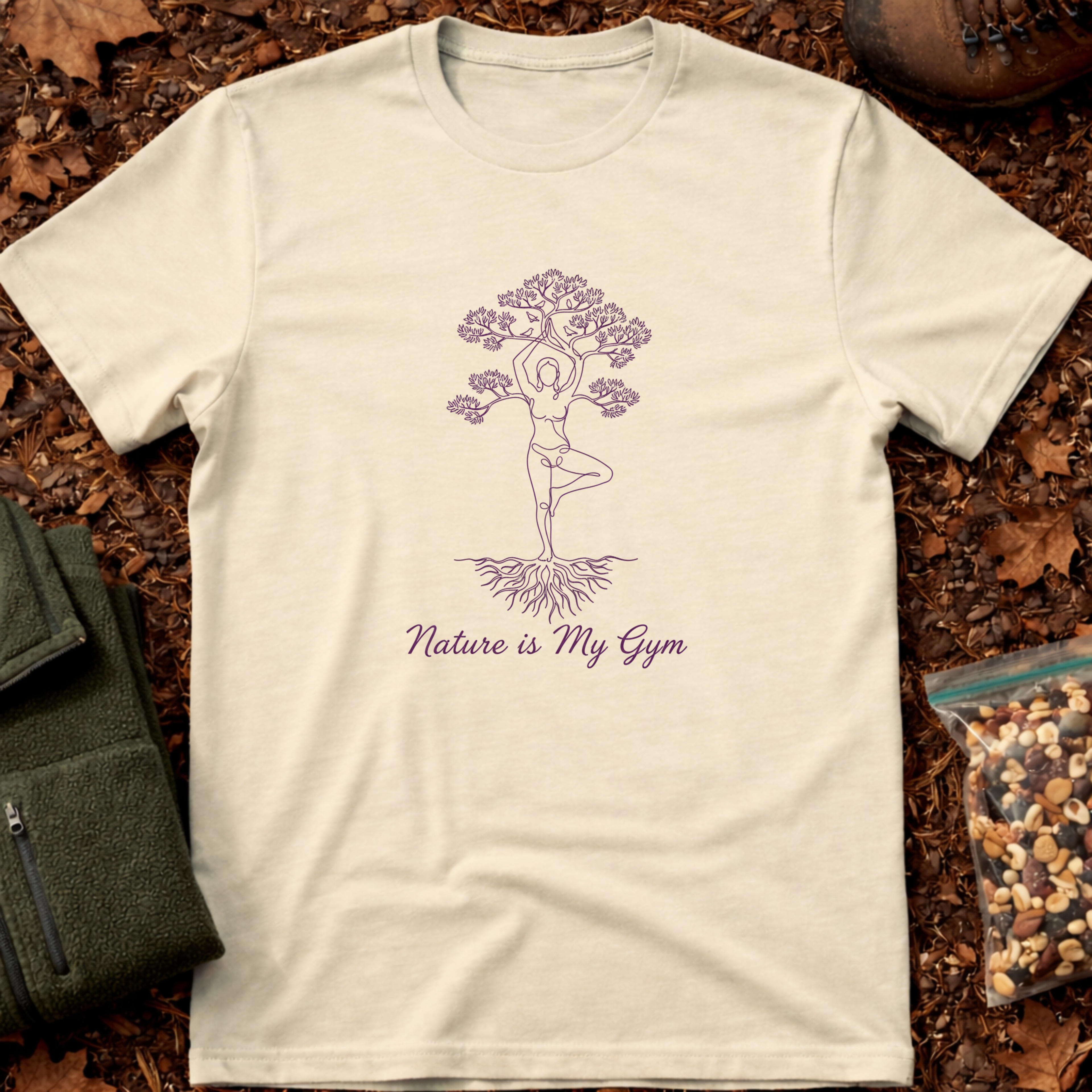Nature Is My Gym - Yoga Pose T-Shirt
