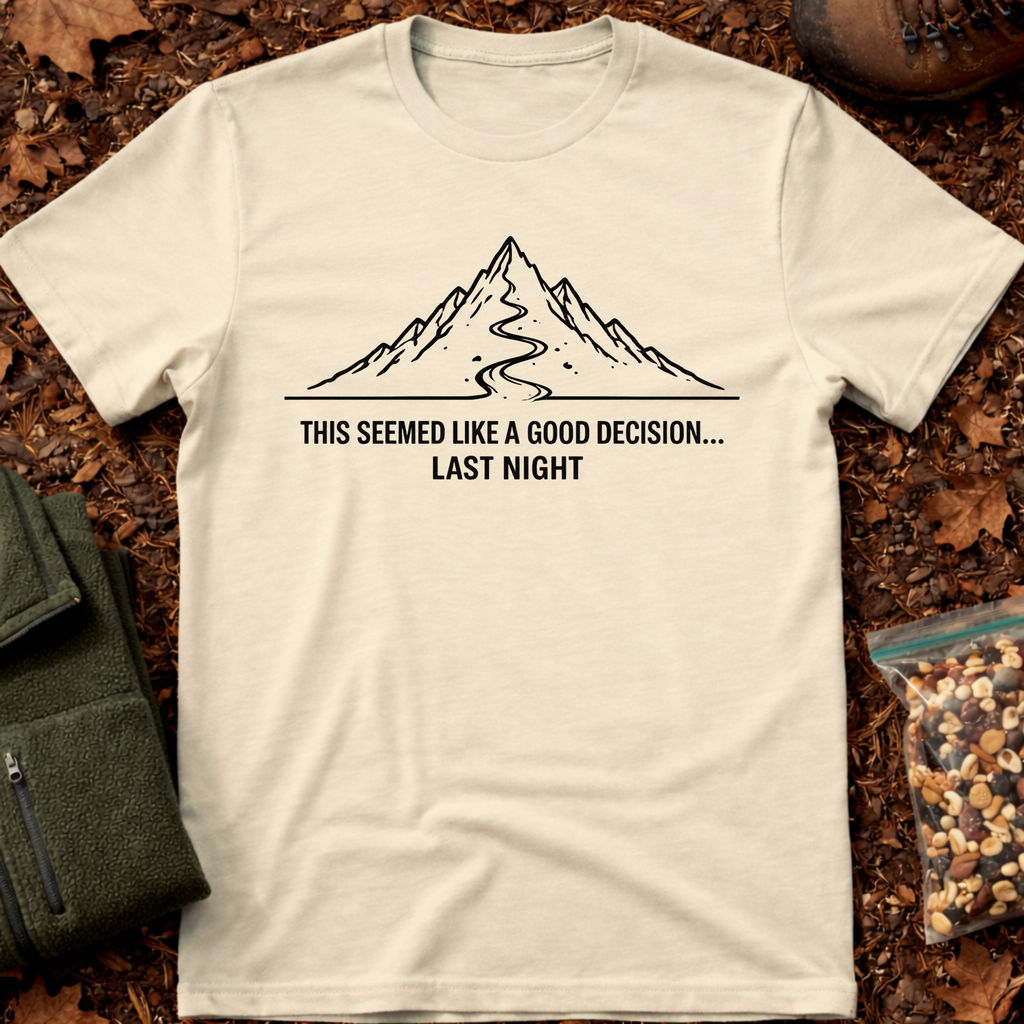 Seemed like a good decision line art T-Shirt